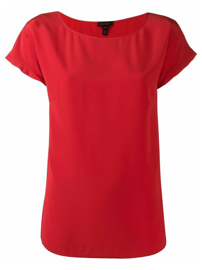 Escada shortsleeved blouse - Red