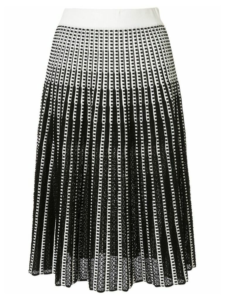 Jonathan Simkhai lace Ottoman knit skirt - White