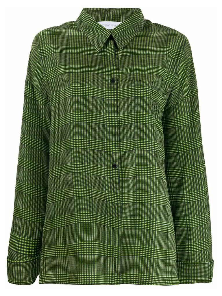 Christian Wijnants check shirt - Green