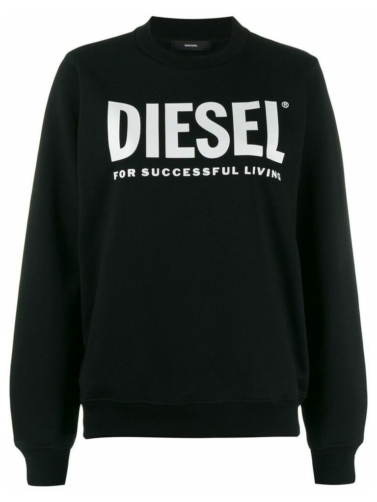 Diesel logo print sweatshirt - Black