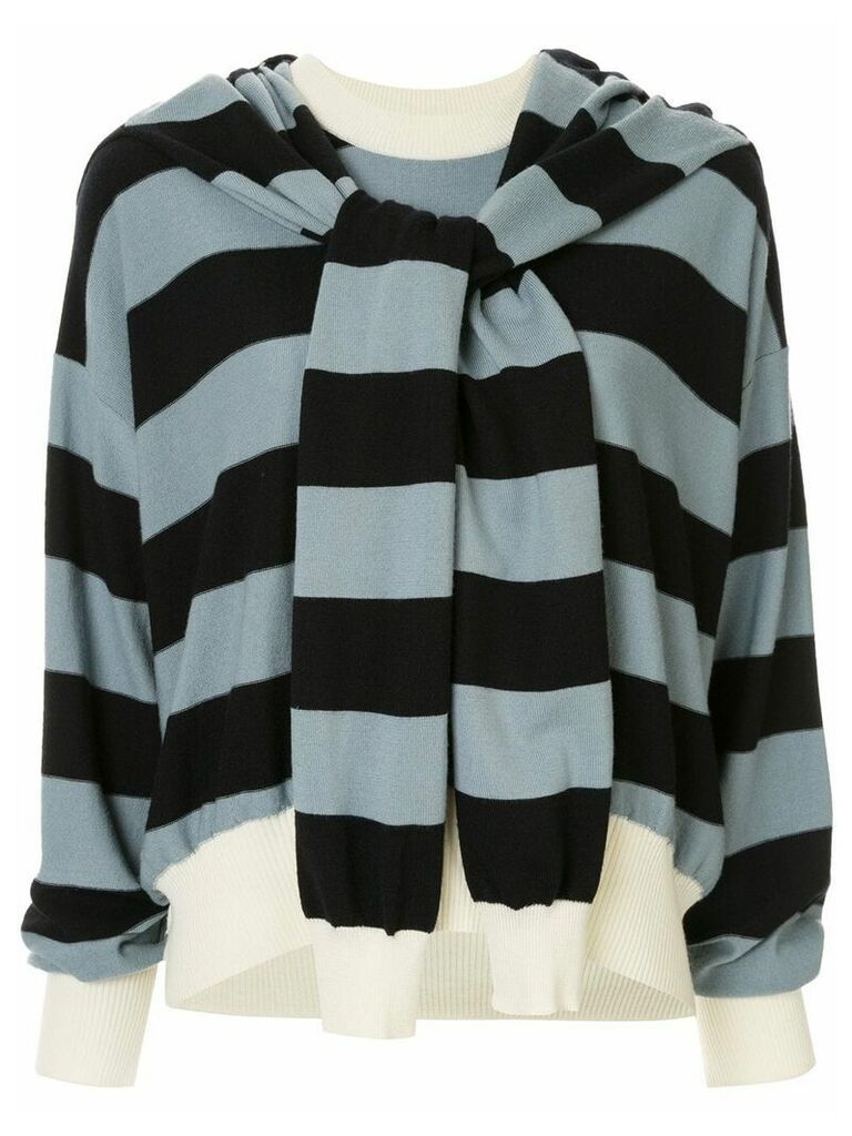 Sonia Rykiel striped long-sleeve sweater - Blue