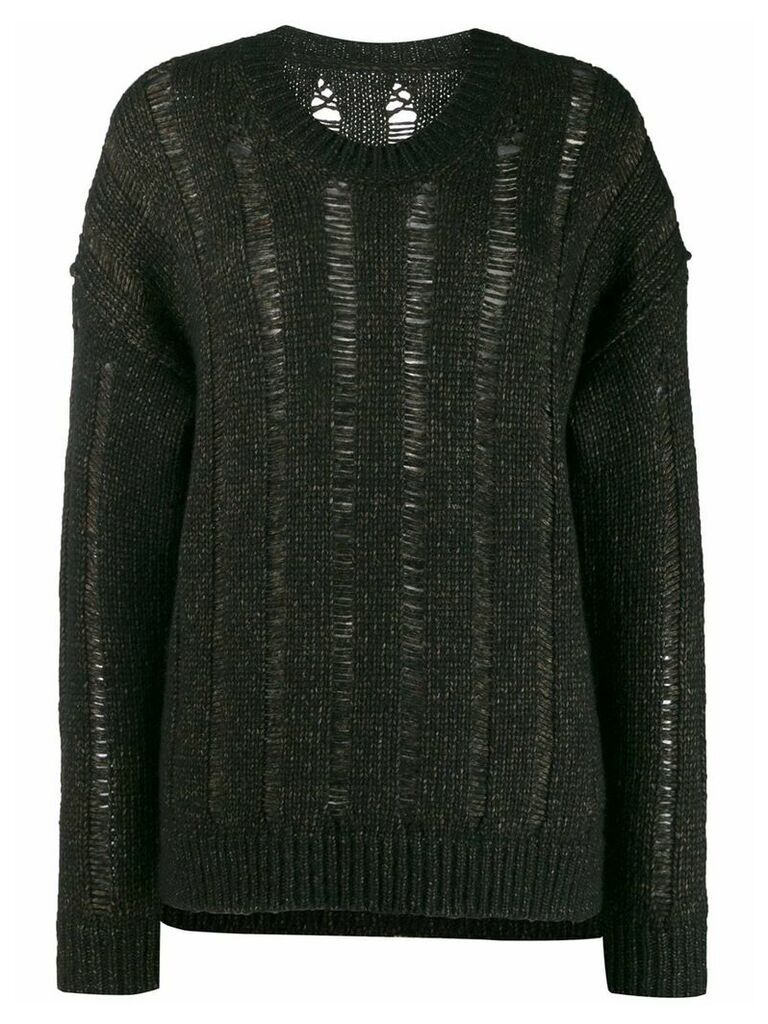 Uma Wang loose knit cardigan - Black