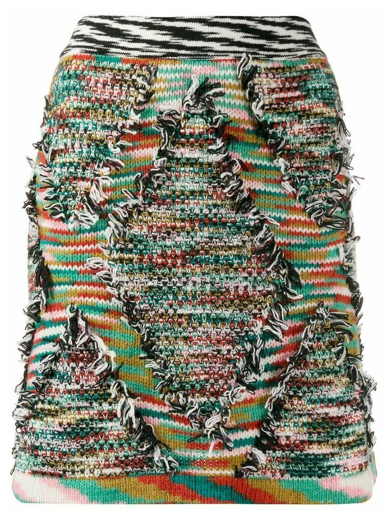 Missoni chunky knit skirt - Green