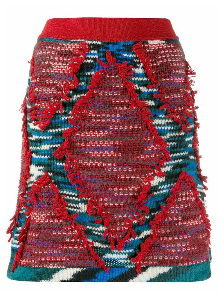 Missoni chunky knit skirt - Red