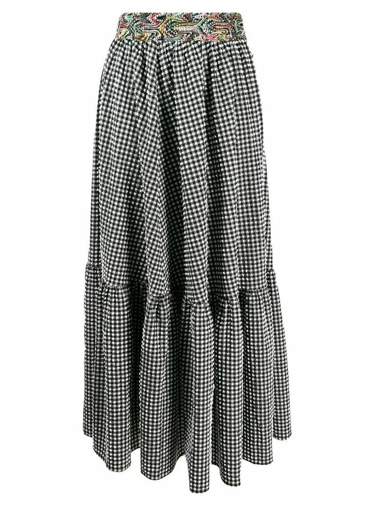Missoni Mare gingham print skirt - Black