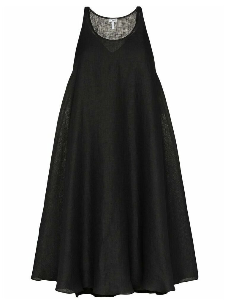 Loewe draped shift dress - Black