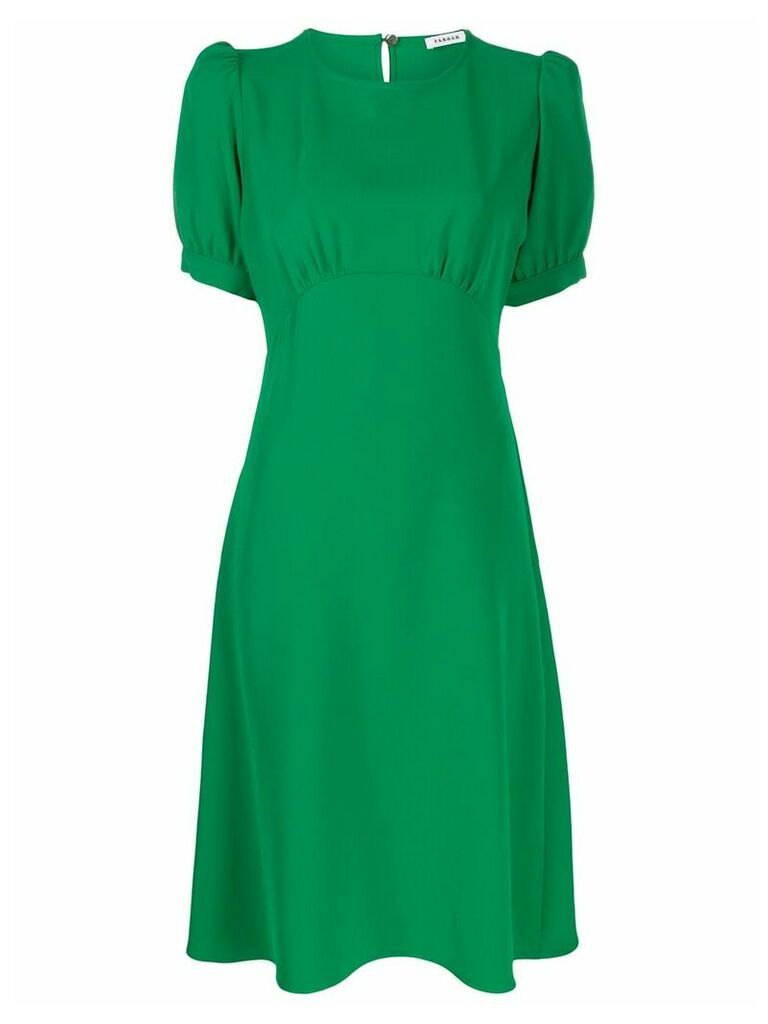 P.A.R.O.S.H. puffed sleeve dress - Green