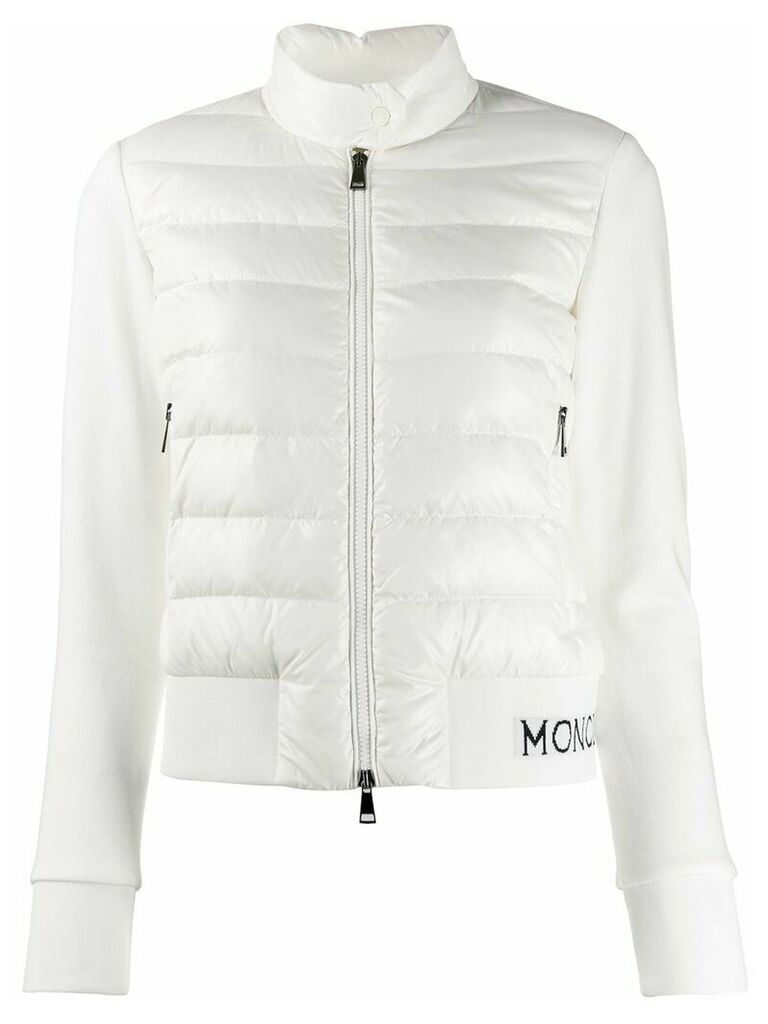 Moncler padded panels jacket - White