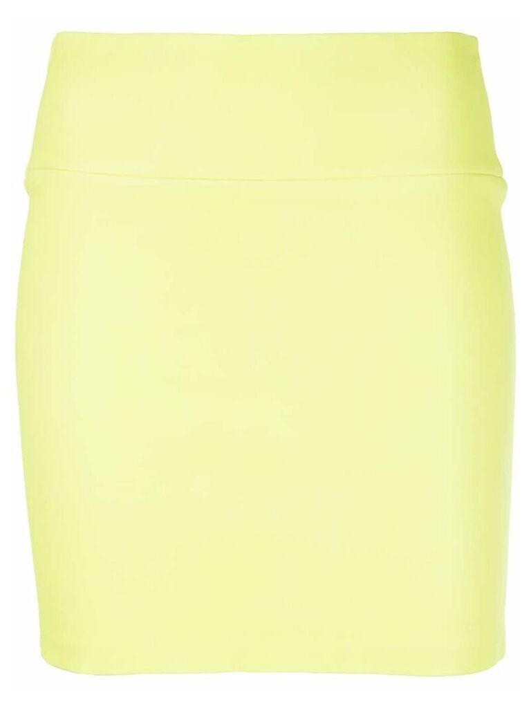 Sprwmn fitted mini skirt - Yellow