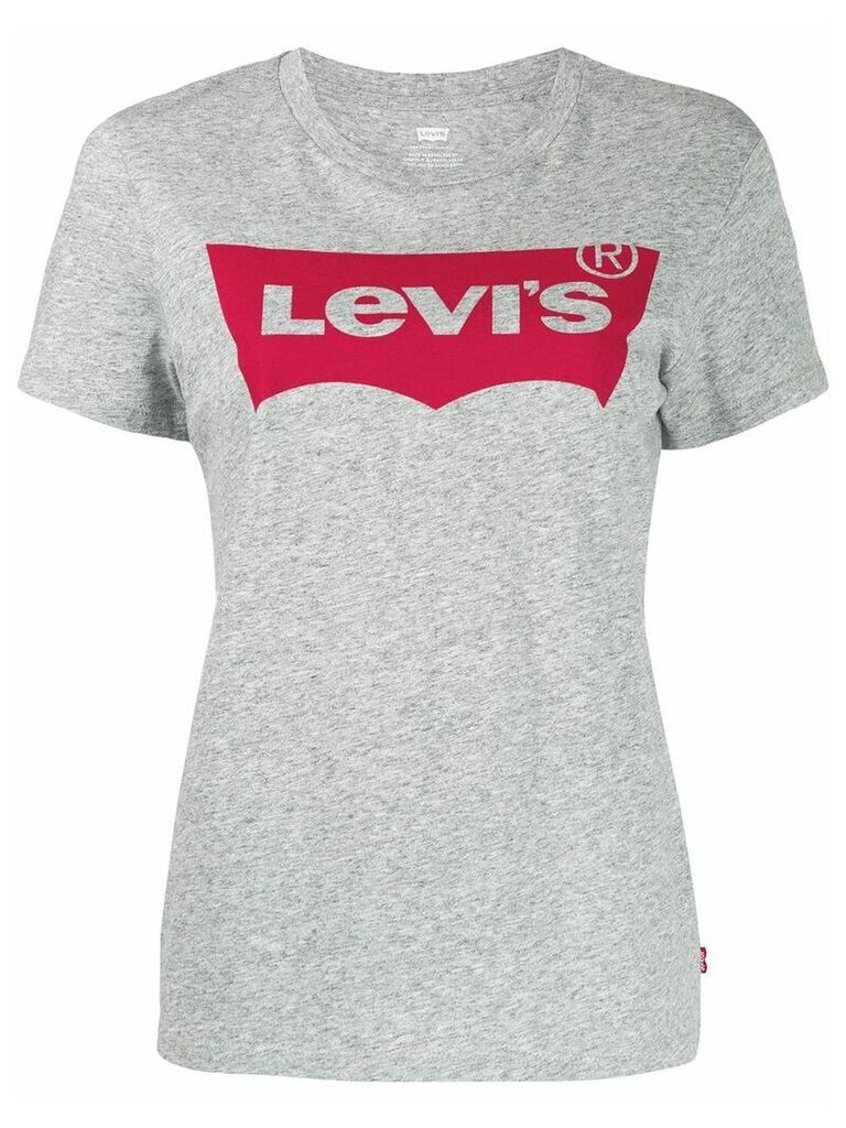 Levi's logo print crew neck T-shirt - Grey