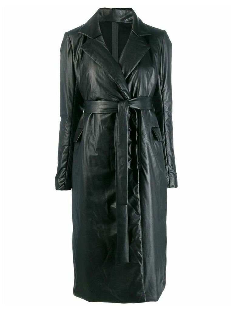 Isaac Sellam Experience belted down coat - Black