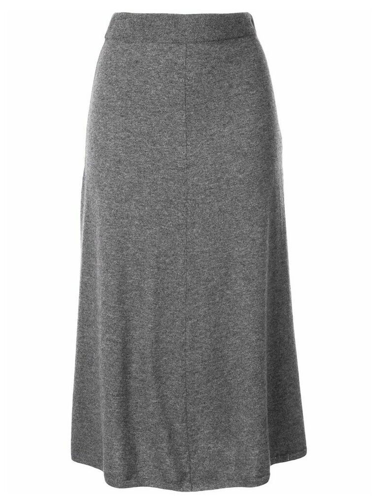 Joseph high-waisted knit midi skirt - Grey