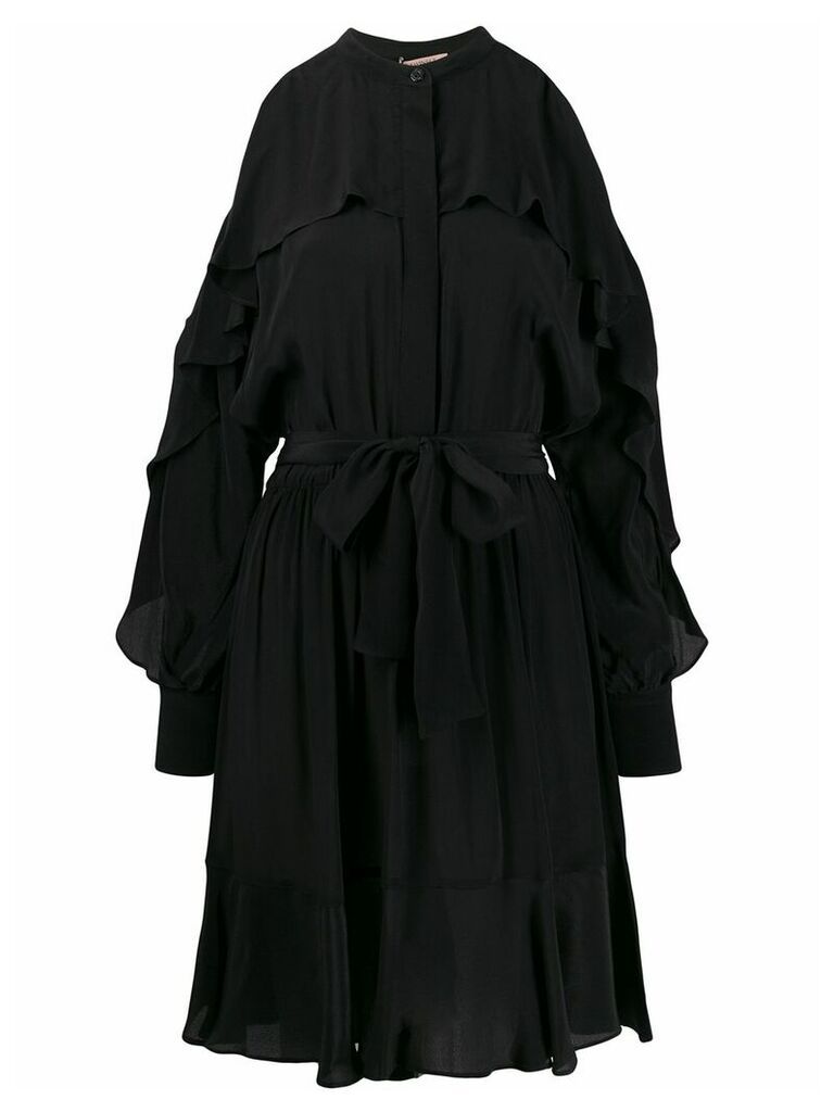Twin-Set cold-shoulder dress - Black