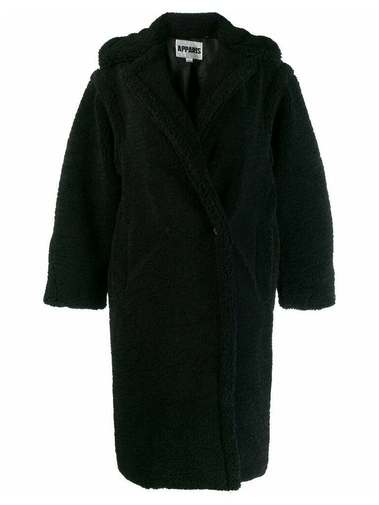 Apparis Daryna faux-shearling coat - Black