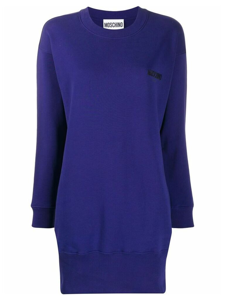 Moschino sweatshirt dress - PURPLE