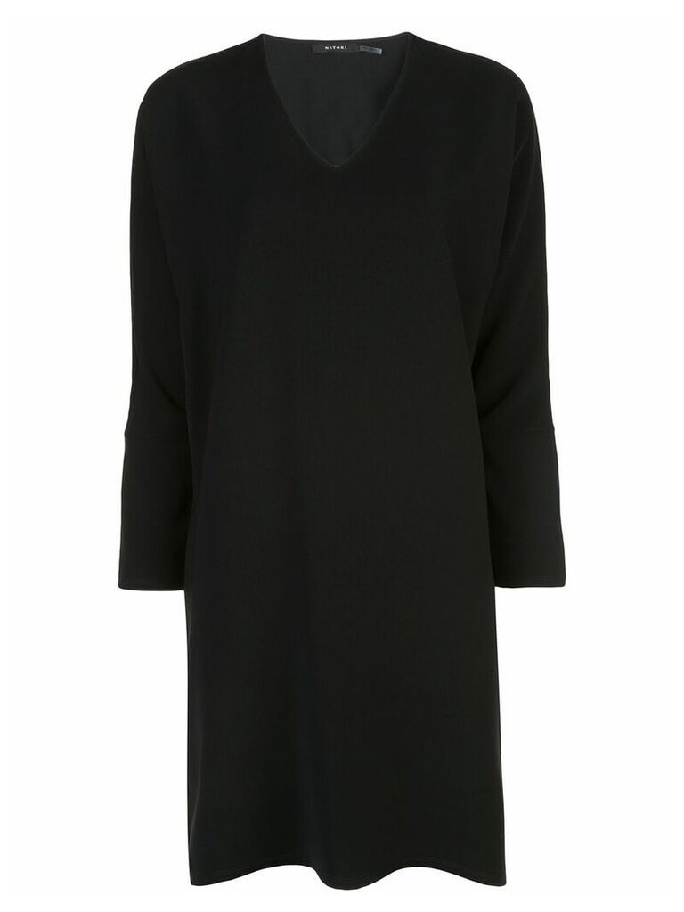 Natori long sleeve shift dress - Black