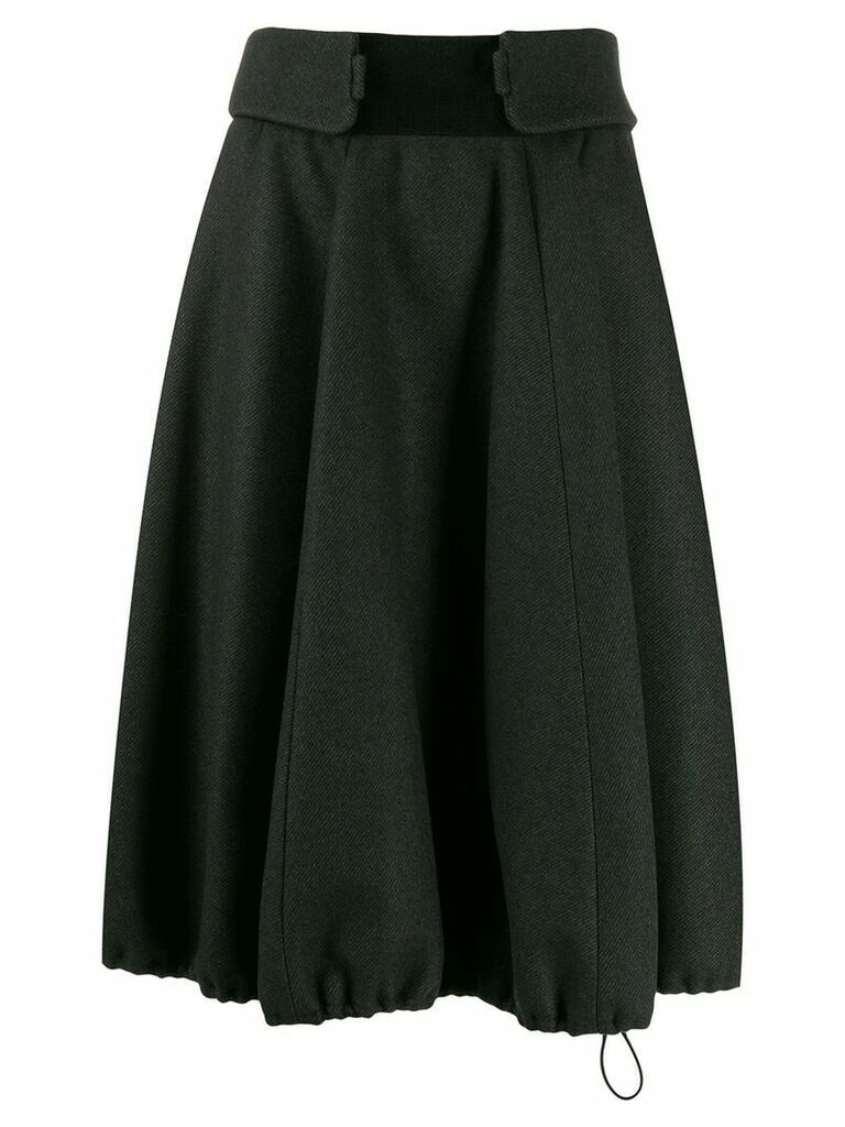 Nina Ricci A-line midi skirt - Grey