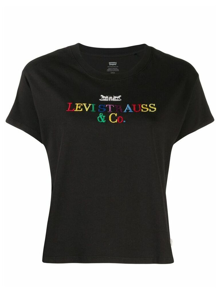 Levi's logo print T-shirt - Black