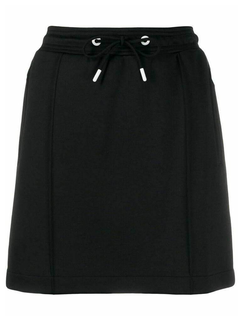 Kenzo logo stripe skirt - Black
