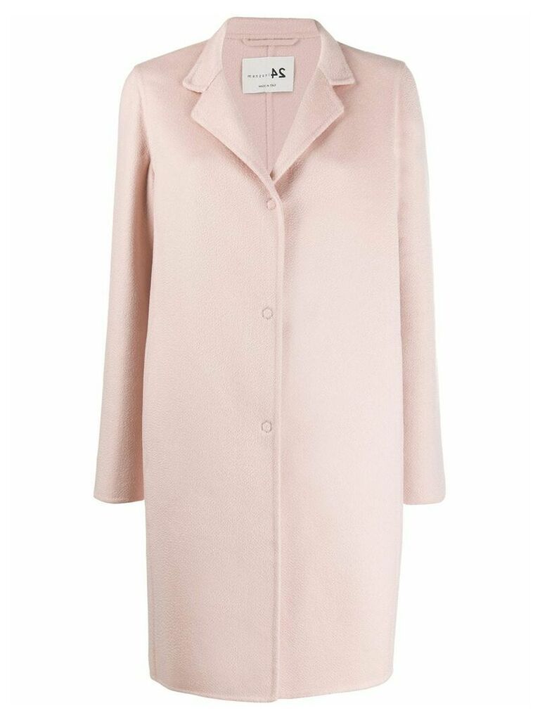 Manzoni 24 single-breasted coat - Pink