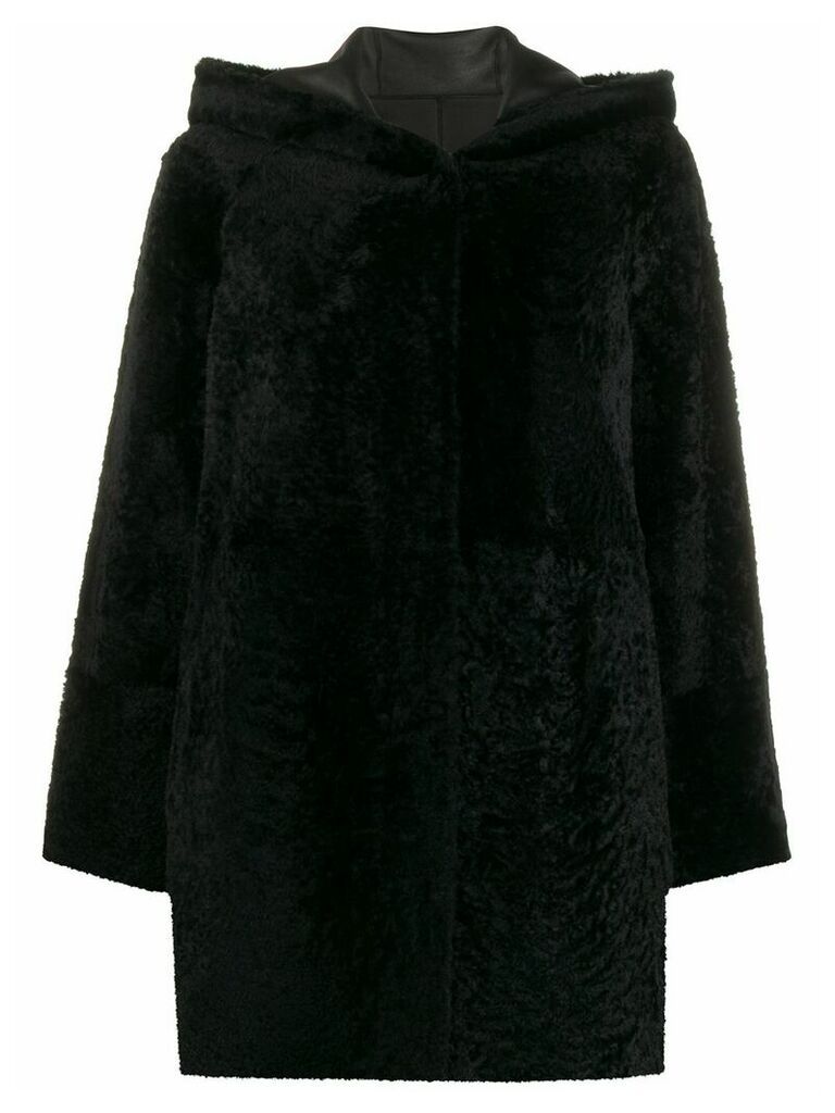 Drome textured shearling jacket - Black