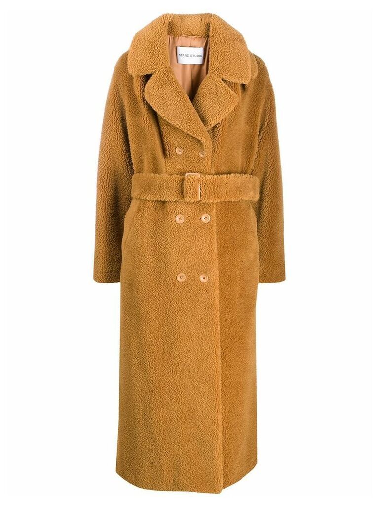 STAND STUDIO Faustine faux fur coat - Brown