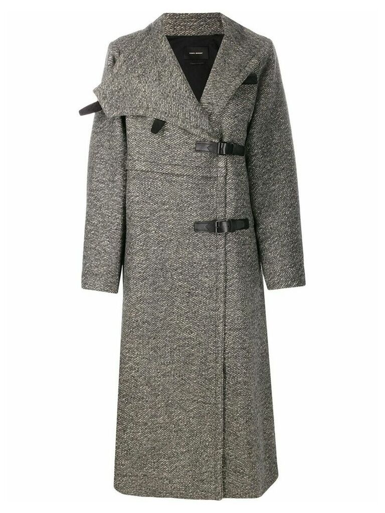 Isabel Marant single-breasted mid-length coat - Grey