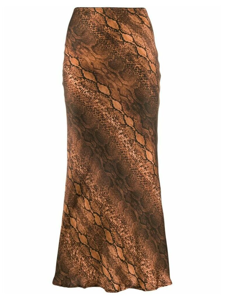 Andamane bias cut skirt - Brown