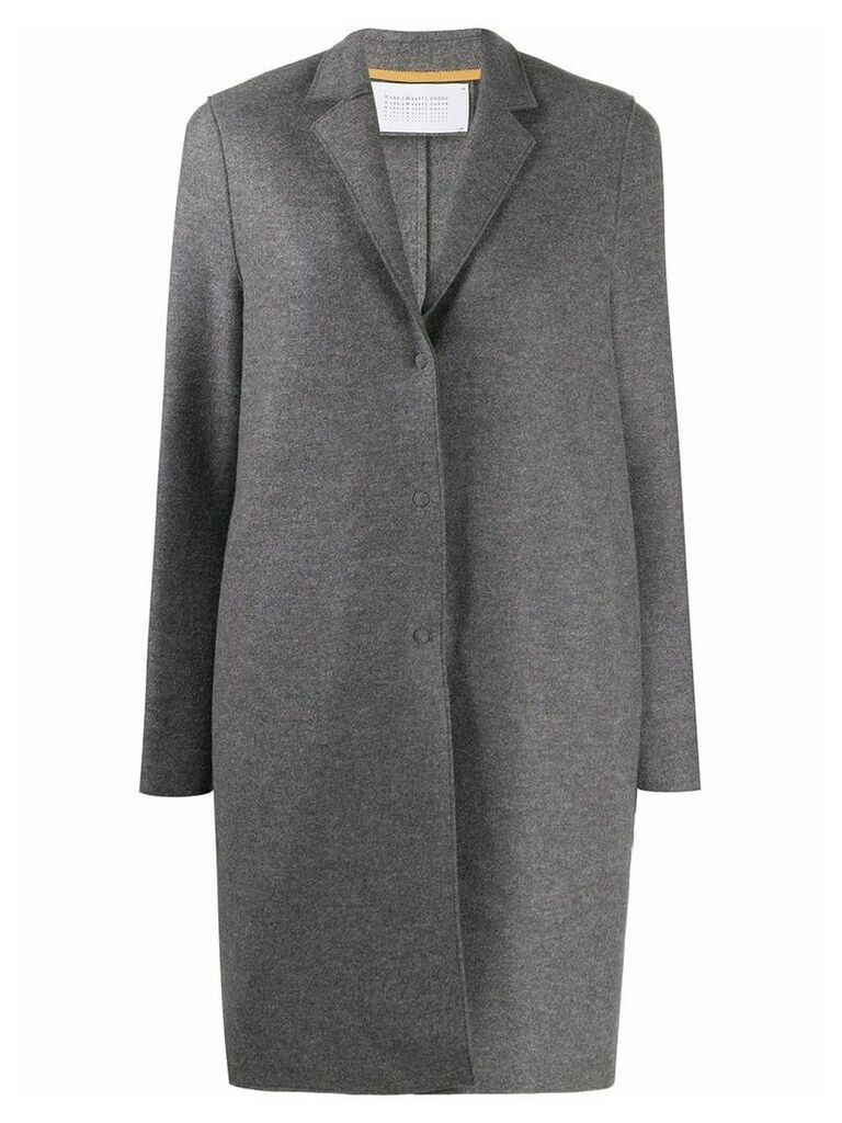 Harris Wharf London single-breasted fitted coat - Grey