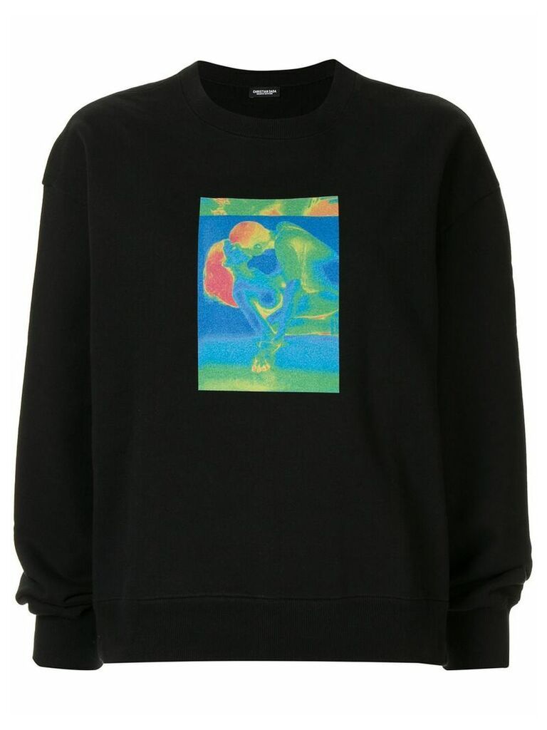 Christian Dada graphic-print sweatshirt - Black
