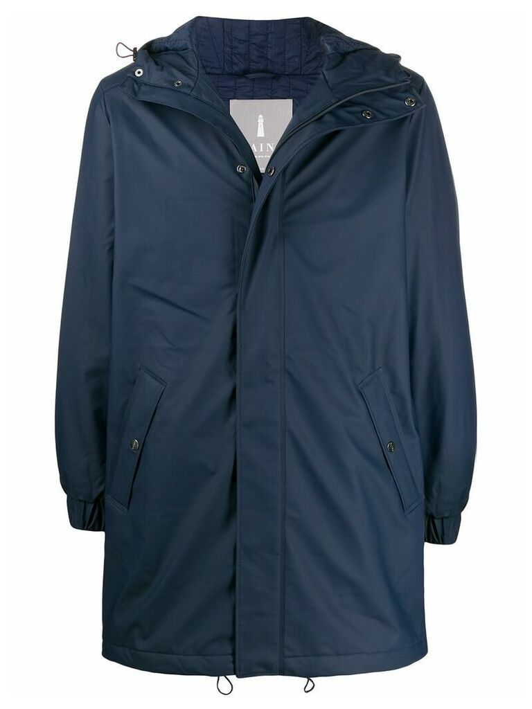 Rains hooded raincoat - Blue