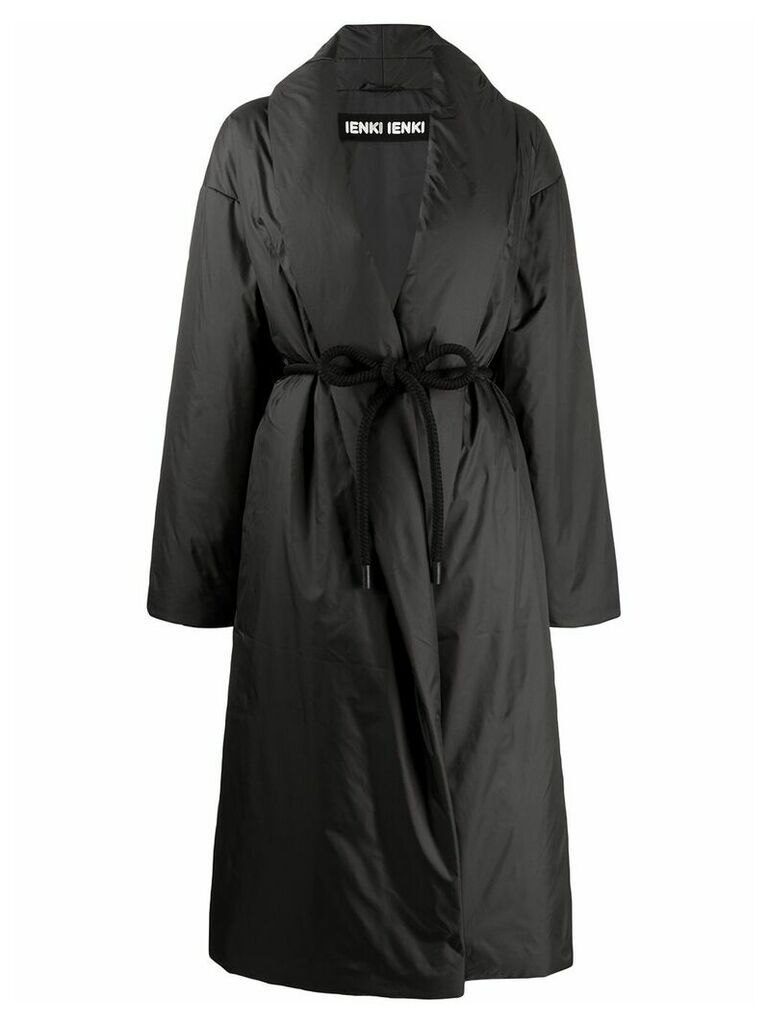 Ienki Ienki oversized padded robe coat - Black