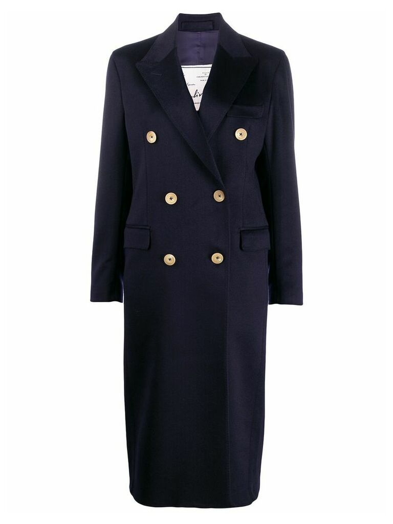Giuliva Heritage Collection Cindy cashmere coat - Blue