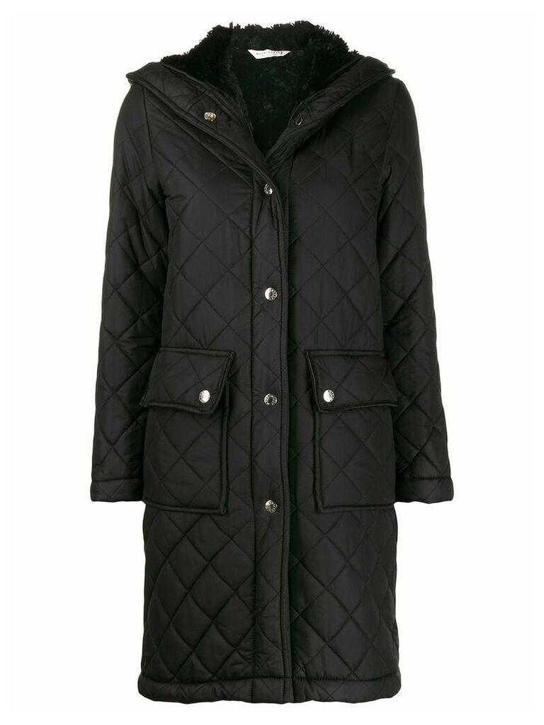 Mackintosh GRANGE Black Quilted Hooded Coat LQ-1001