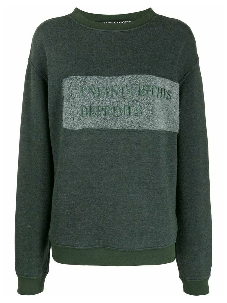 Enfants Riches Déprimés embroidered logo relaxed-fit sweatshirt -