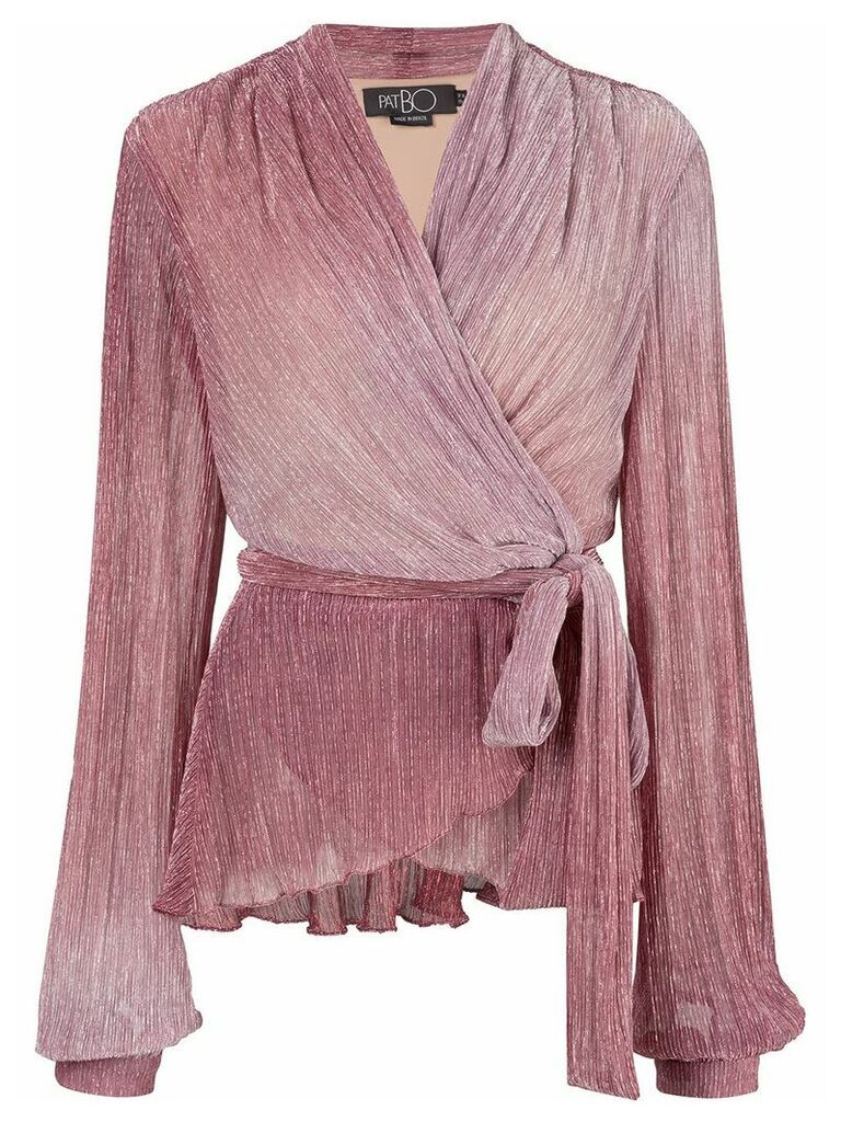 Patbo Ombre wrap top - Pink