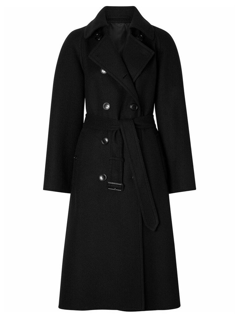 Burberry double-faced trench coat - Black