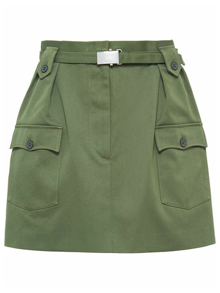 Miu Miu drill skirt - Green