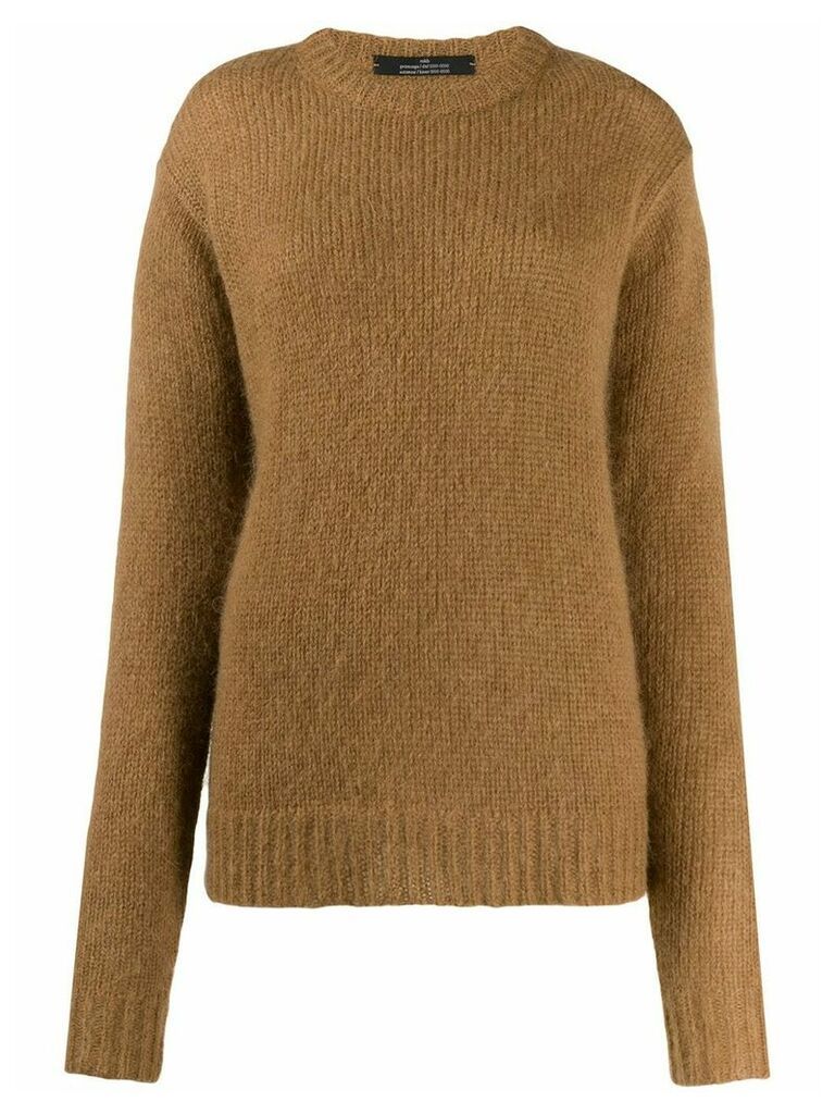 Rokh chunky knit jumper - Brown