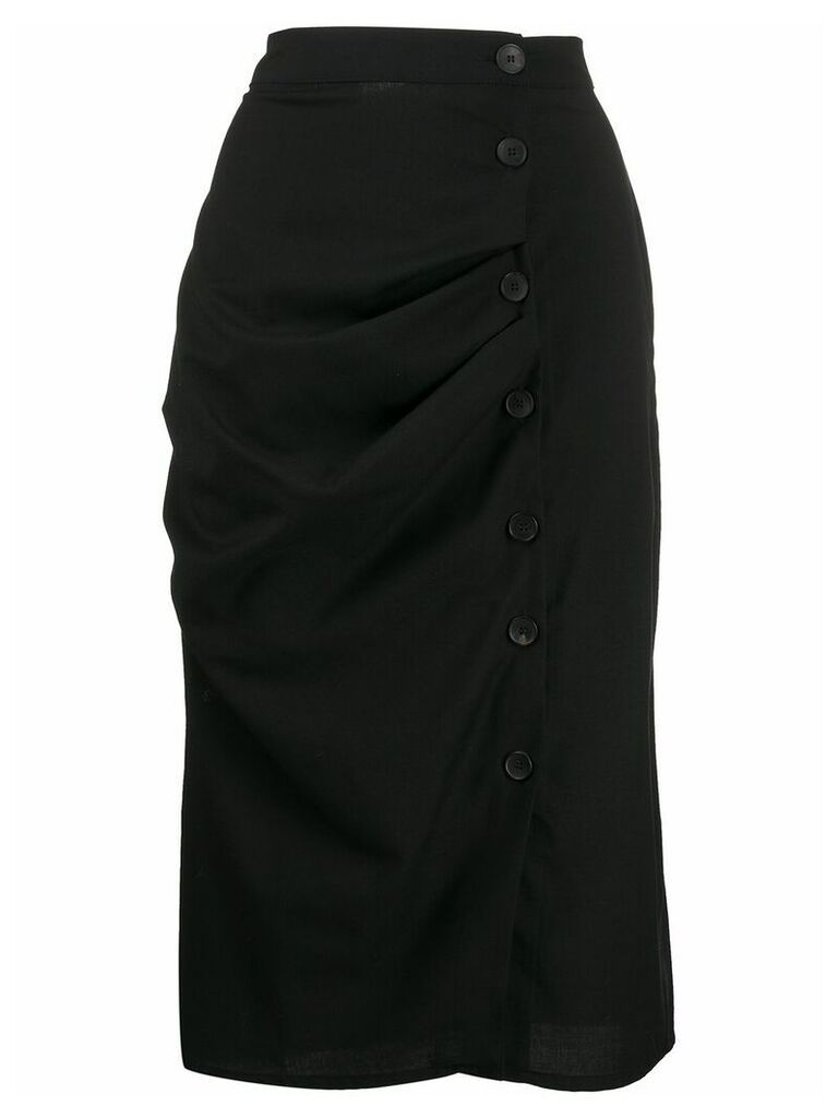 Cotélac midi pencil skirt - Black