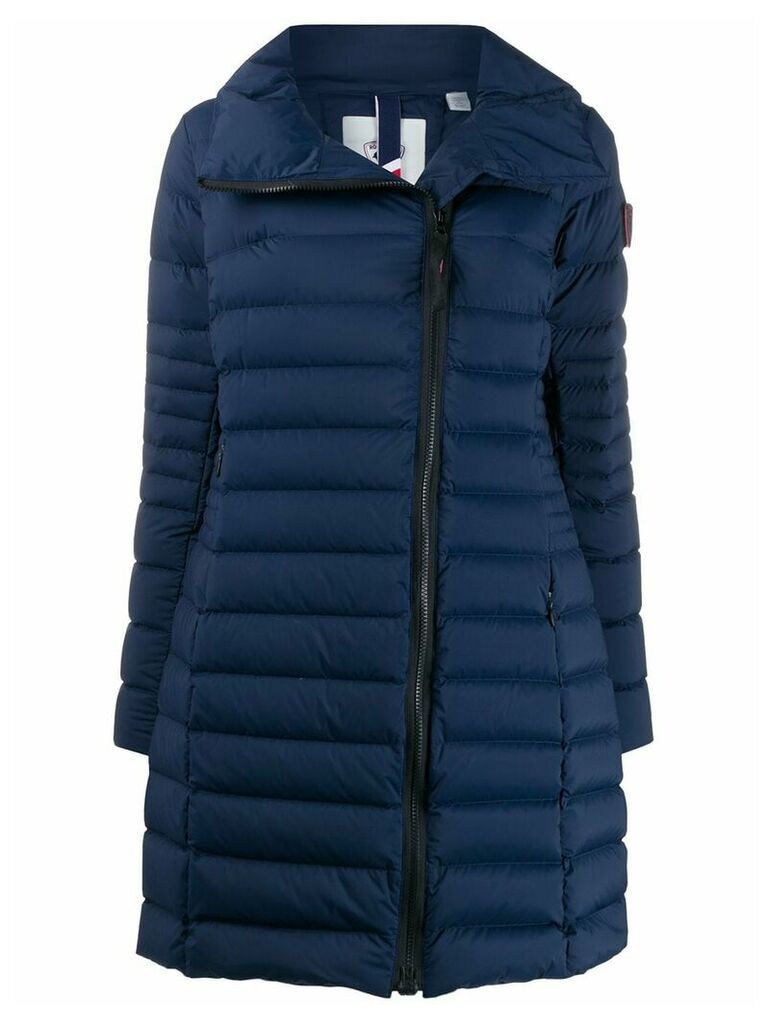 Rossignol zip-up quilted jacket - Blue