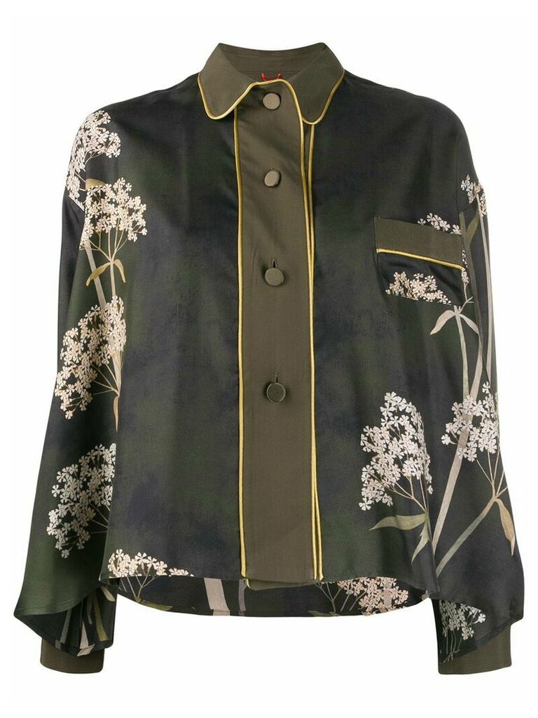 F.R.S For Restless Sleepers floral print buttoned shirt - Green