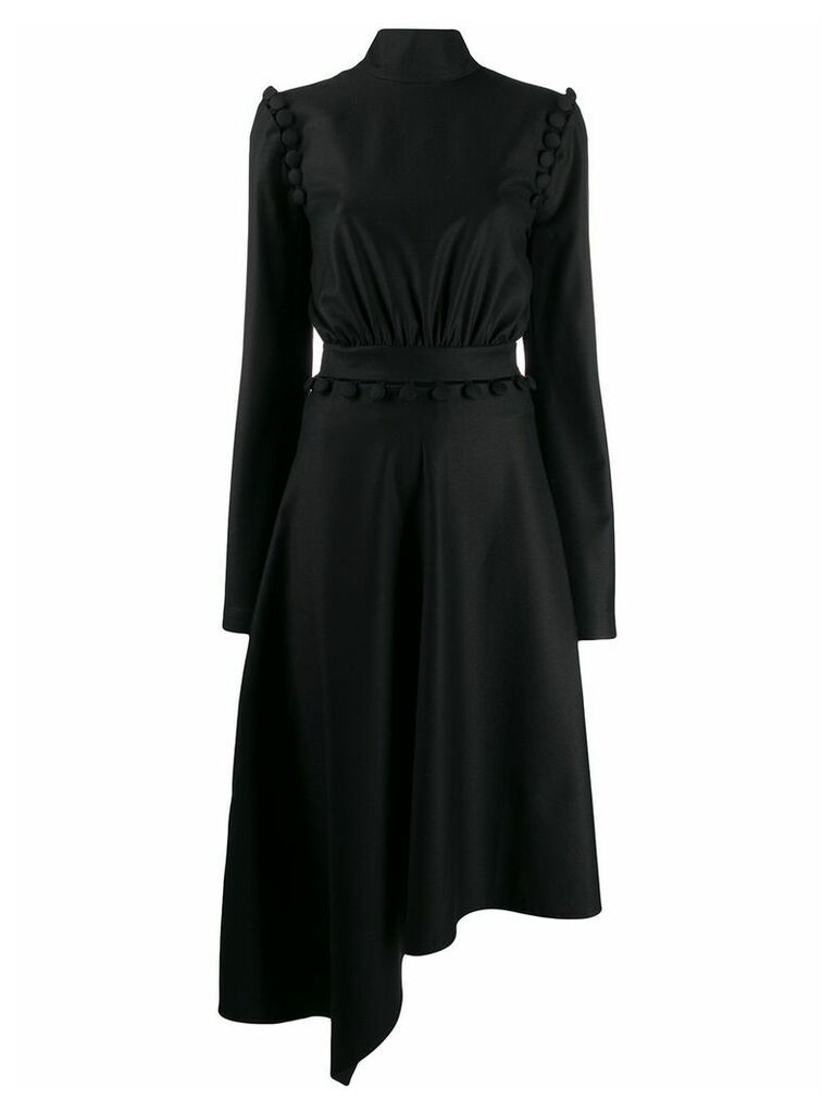 Matériel asymmetric cut out dress - Black