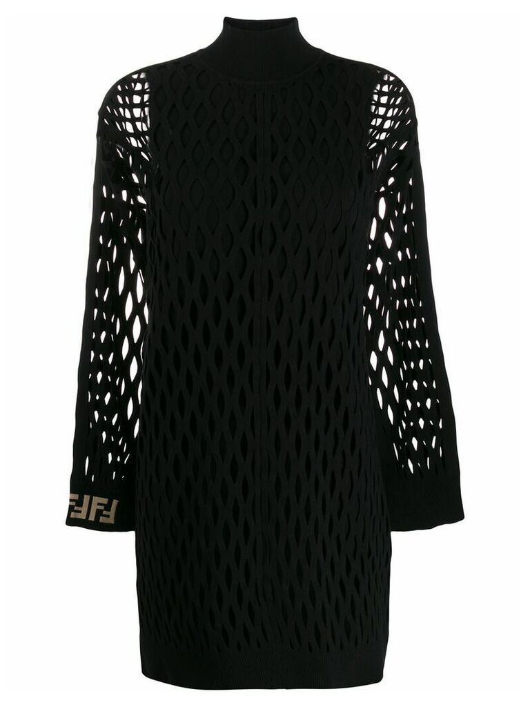 Fendi mesh knit dress - Black