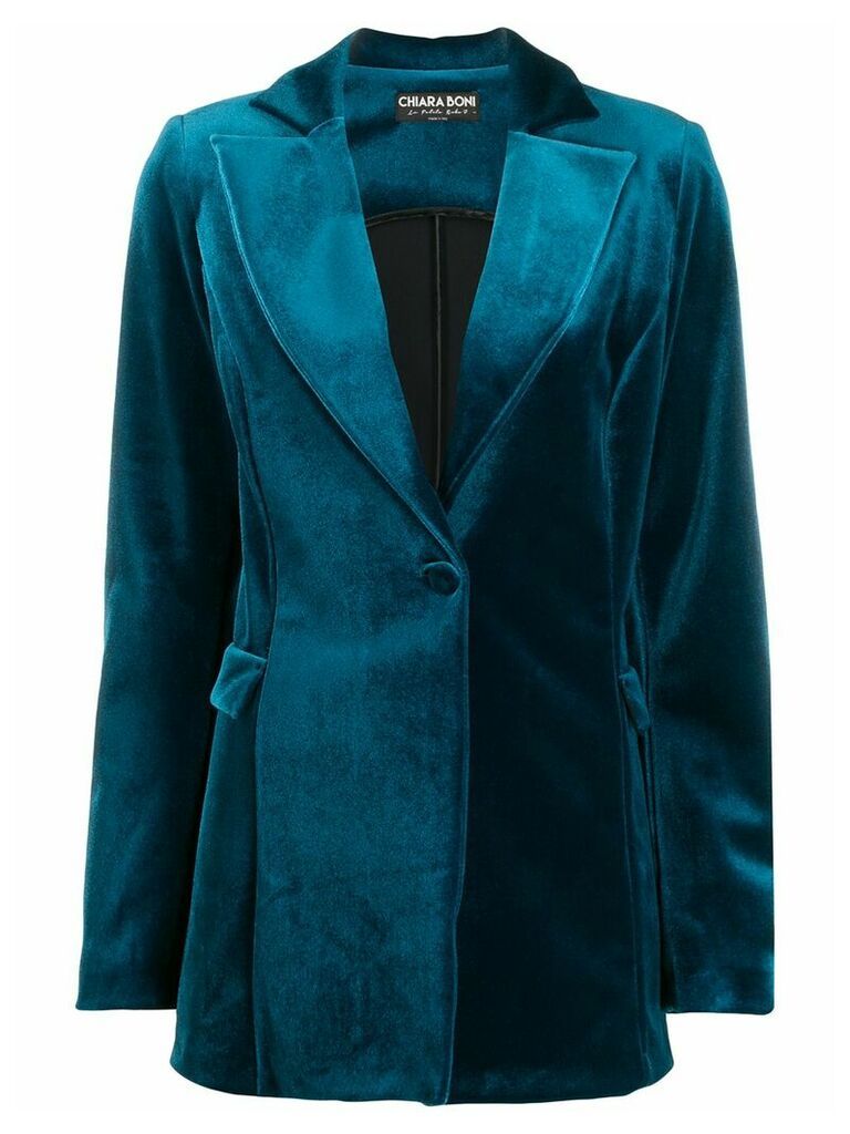 Le Petite Robe Di Chiara Boni single-breasted blazer - Blue