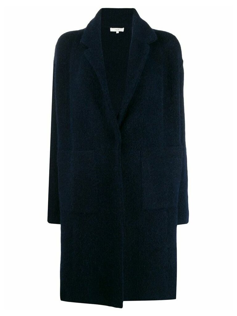 Vince single-breasted coat - Blue
