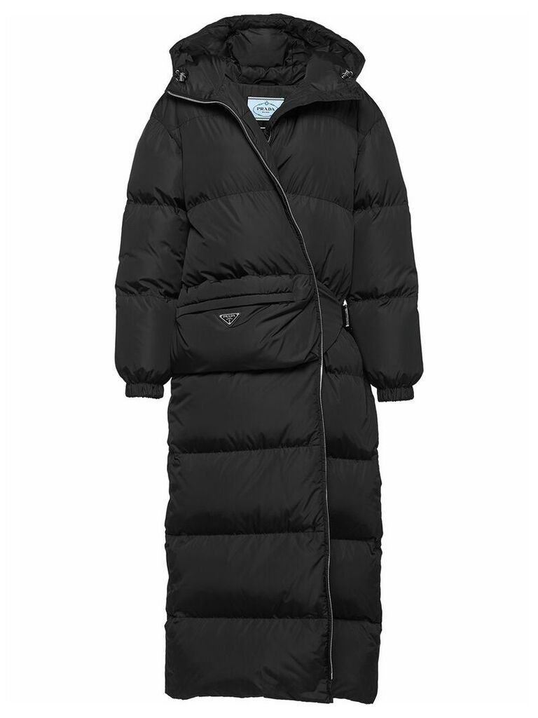 Prada Nylon puffer coat - Black
