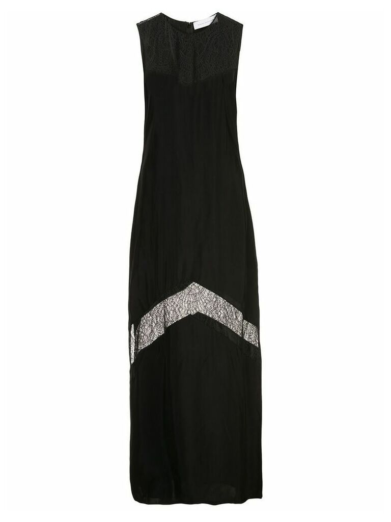 Marina Moscone lace detail dress - Black