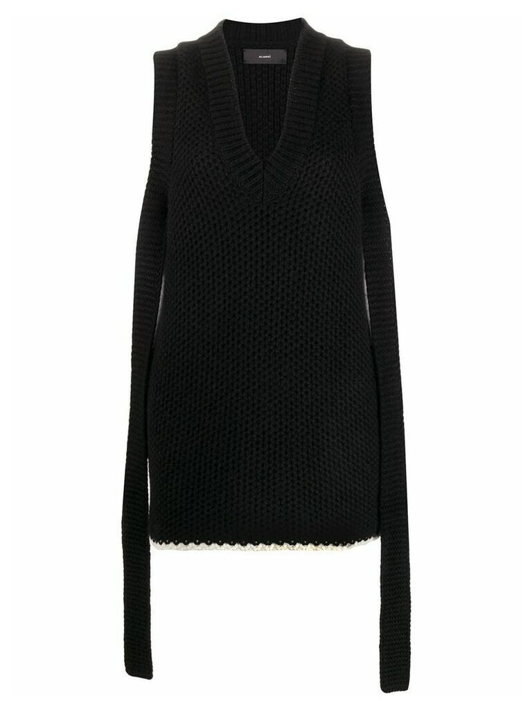 Alanui Bright Touch cashmere dress - Black