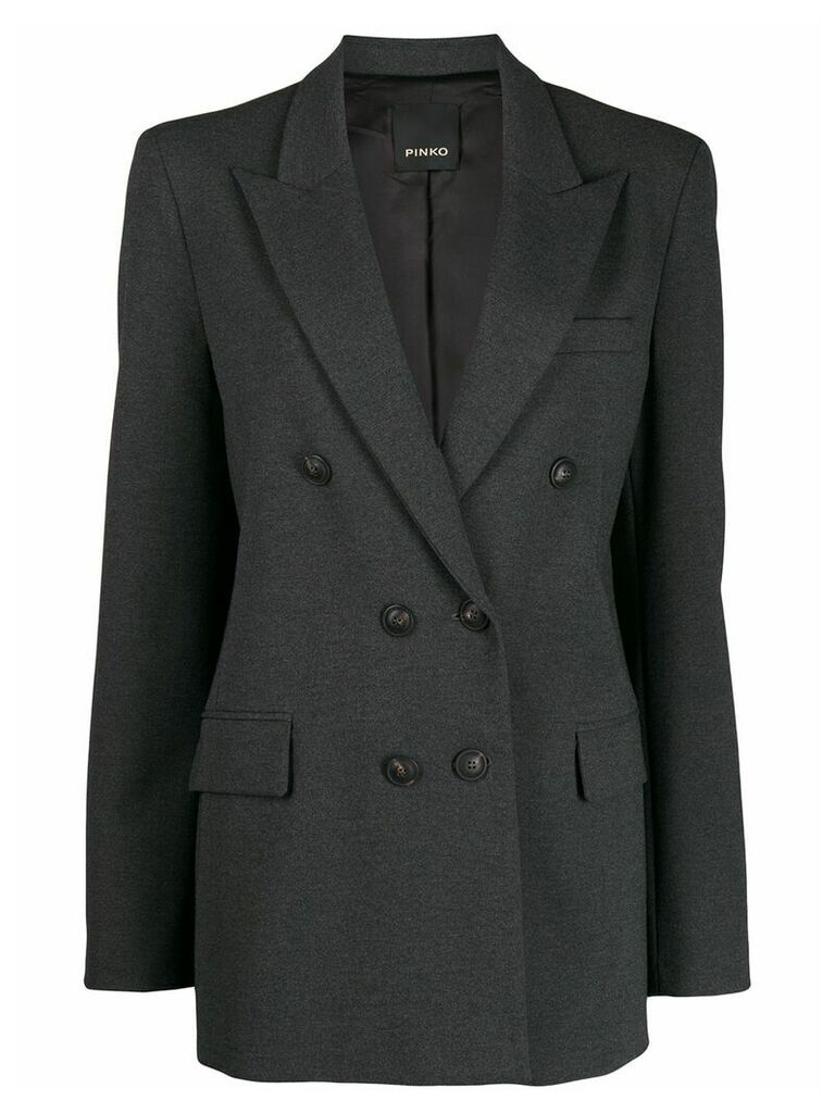 Pinko fitted double-breasted blazer - Grey